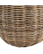 Lot de panier oblong Java naturel - 2 pièces
