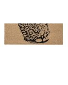 Paillasson poule Campagne naturel/noir - 73x43 cm