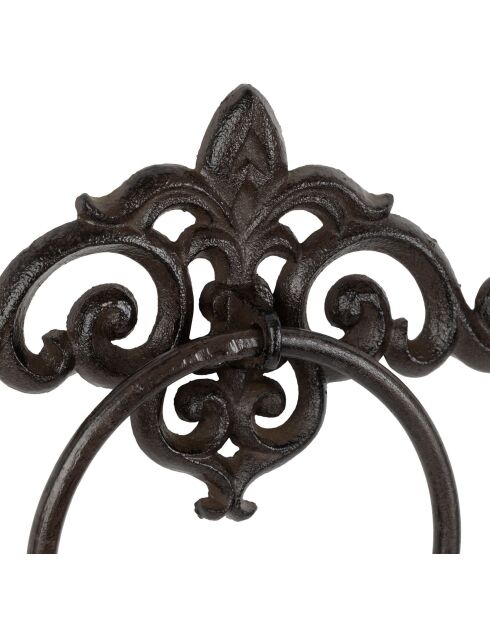 Porte-serviette mural Module noire - 18 x 17 x 2.5cm