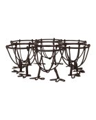 Porte-œufs Basse-Cour noir - D.17 cm
