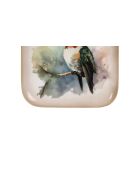 Plateau Colibri Oiseau multicolore - 16x16 cm
