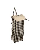 Sac à pain en coton Campagne noir - 18.5 x 12 x 50cm