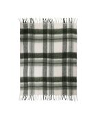 Plaid Selestina in tartan kaki - 170 x 130 cm