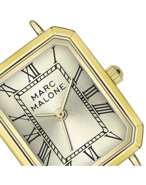 Montre femme analogique en acier inoxydable dorée