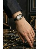 Montre femme analogique en cuir Aethel Ridge Noir