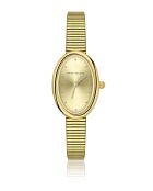 Montre femme analogique en acier inoxydable Gold Whisper dorée