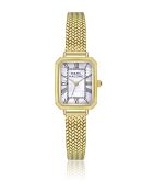 Montre femme analogique en acier inoxydable Telos Ridge dorée