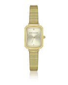 Montre femme analogique en acier inoxydable Royal Bloom dorée