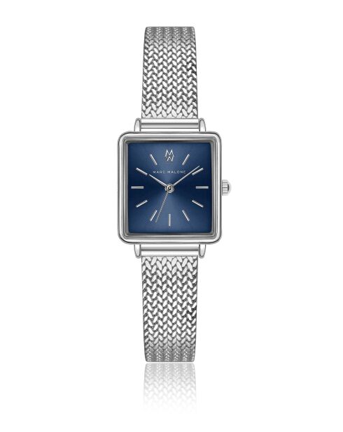 Montre femme analogique en acier inoxydable Silver Breeze argenté