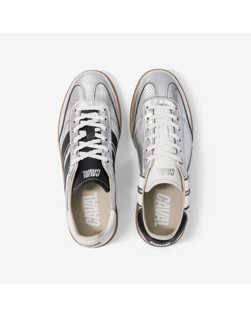 Baskets en cuir Luna Titanium multicolores