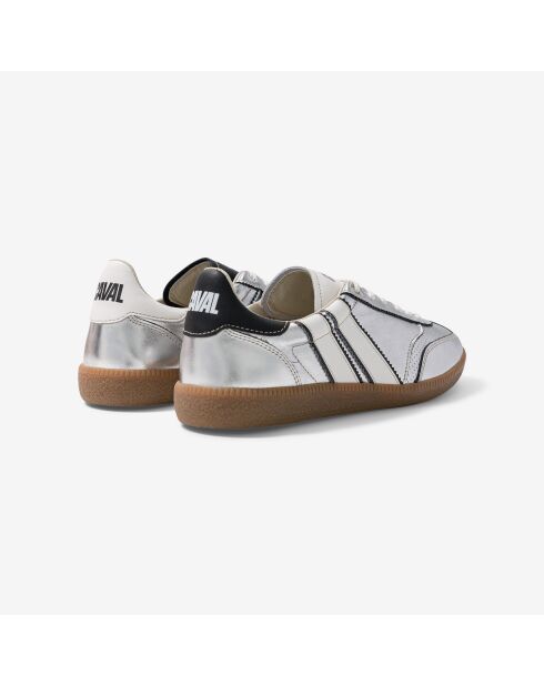 Baskets en cuir Luna Titanium multicolores