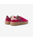Baskets en cuir Des Petits Hauts - Fuchsia roses