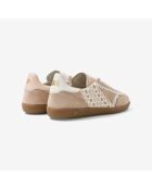 Baskets en cuir Des Petits Hauts - Nude rose/beige