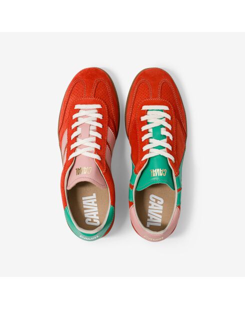 Baskets en cuir Red Circus multicolores