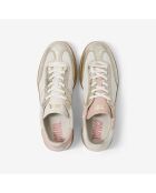 Zapatillas de piel Solar Shine blancas/rosas