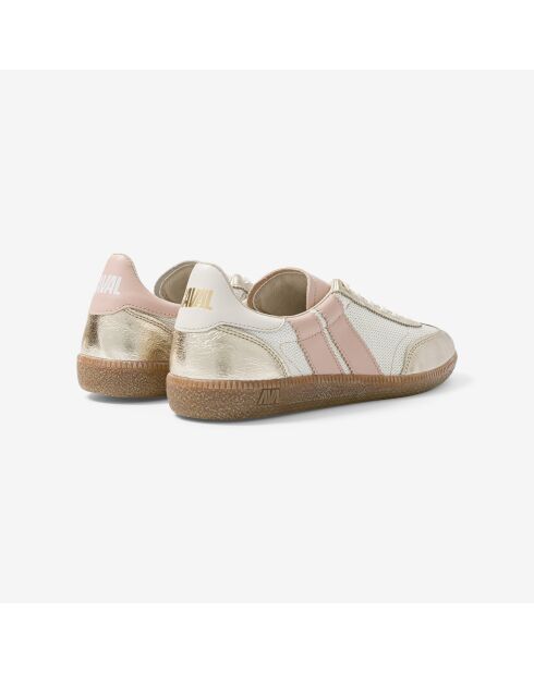 Zapatillas de piel Solar Shine blancas/rosas