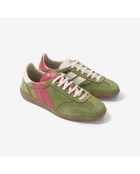 Baskets en cuir Matcha Berry multicolores