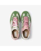Baskets en cuir Funny Bunny rose/vert