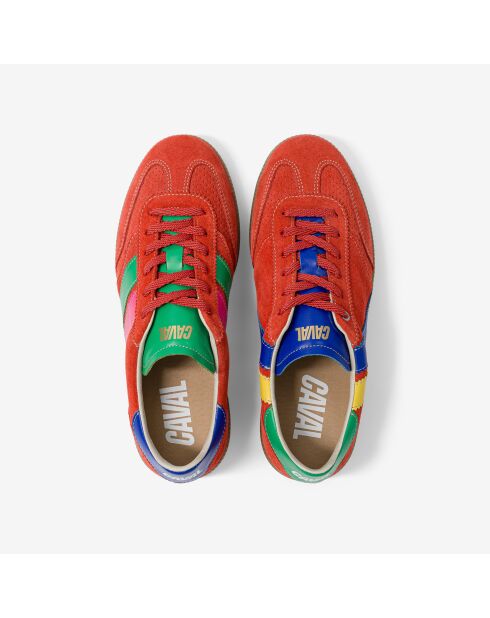 Baskets en cuir Red Ride multicolores