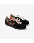 Baskets en cuir ONI - Momiji orange/noir