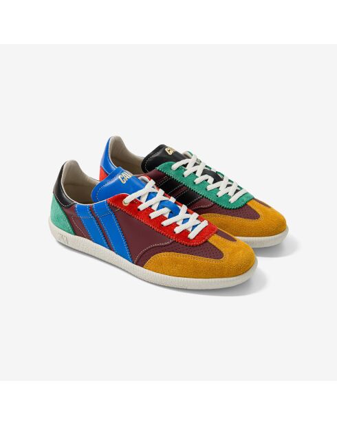 Baskets en cuir Pop Carnival multicolores