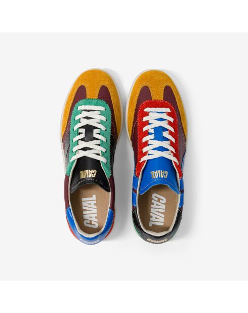 Baskets en cuir Pop Carnival multicolores