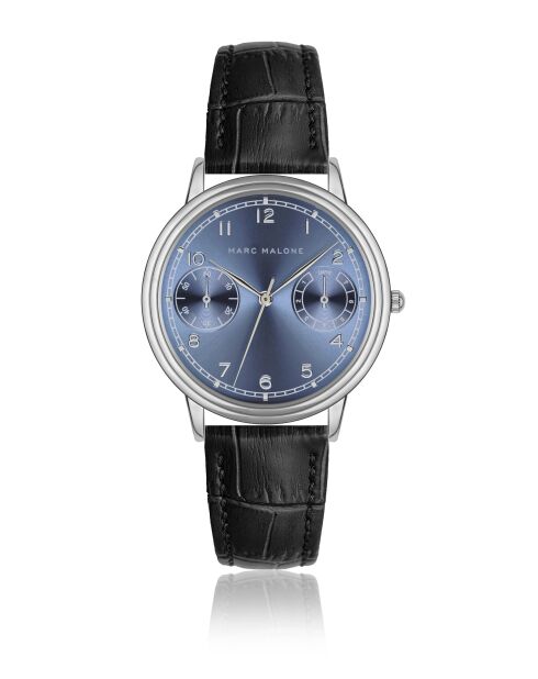Montre homme analogique en cuir Jarn noire