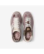 Baskets en cuir Sweet Lilac marron/violet
