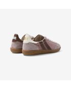 Baskets en cuir Sweet Lilac marron/violet