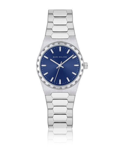Montre homme analogique en acier inoxydable Aurelis argentée