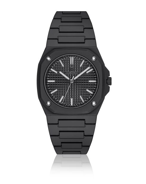 Montre homme analogique Onyx noire