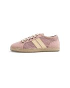 Baskets en cuir Solar Pink roses