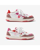 Baskets en cuir Sweet Heart multicolores