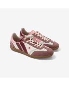 Baskets en cuir Beating Heart rouge/rose