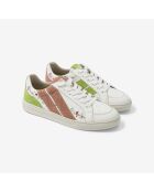 Baskets en cuir Spring Glow multicolores