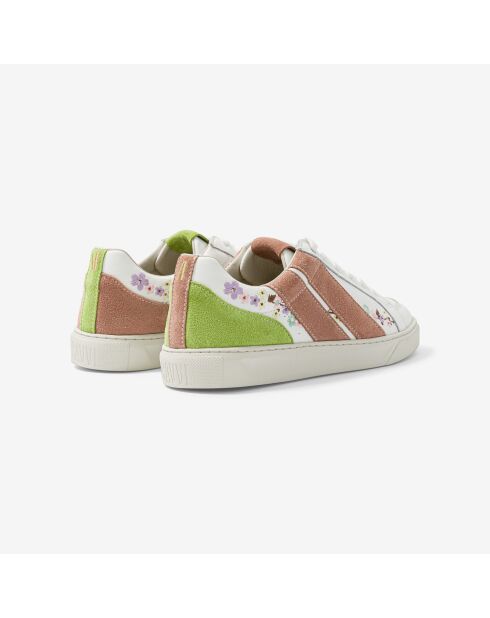 Baskets en cuir Spring Glow multicolores