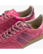 Baskets en cuir Metallic Bambino multicolores
