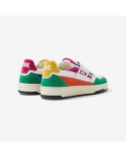 Baskets en cuir Pixel Rush multicolores