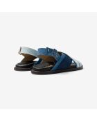 Sandales en cuir Denim Dream bleu