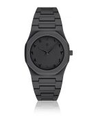 Kobaltzwart analoog herenhorloge