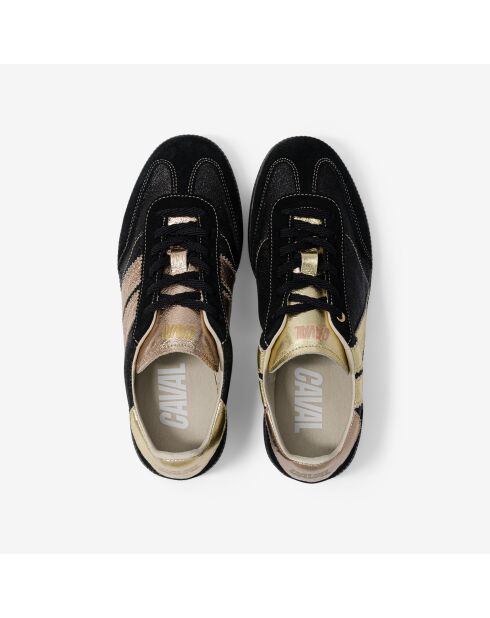 Baskets en cuir Starry Night multicolores