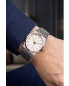 Montre homme analogique en acier inoxydable Orvane argentée