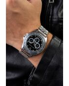 Montre homme analogique en acier inoxydable Eternum argentée