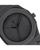 Carbon Phantom zwart analoog herenhorloge