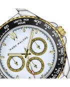 Prestige zwart analoog leren herenhorloge