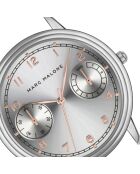 Montre homme analogique en cuir Valenr noire