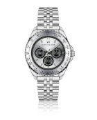 Montre homme analogique en acier inoxydable Falcon argentée