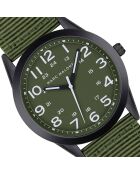 Valther groen analoog herenhorloge