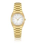 Montre homme analogique en acier inoxydable Velorin dorée