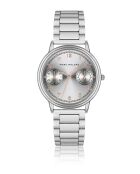 Montre homme analogique en acier inoxydable Skarn argentée